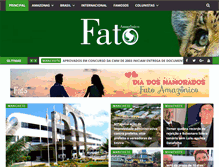 Tablet Screenshot of fatoamazonico.com